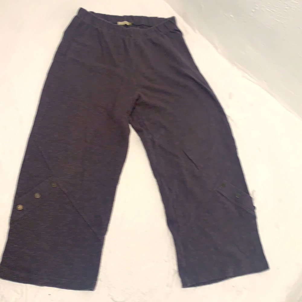 Chalet wide Leg Grey Capri Wide Leg Pants